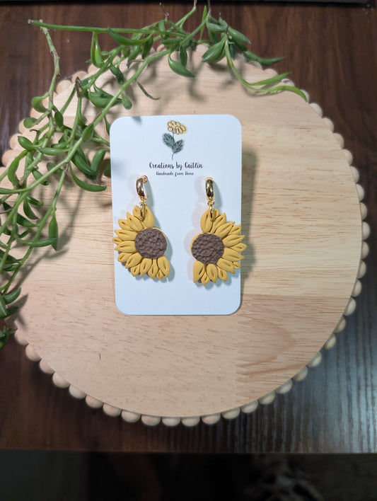 Half Sunflower Dangles